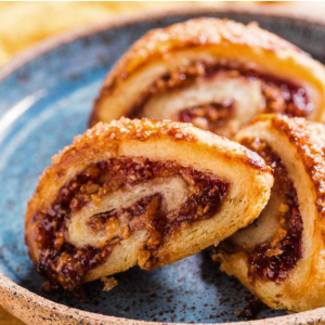 Raspberry Almond Rugelach