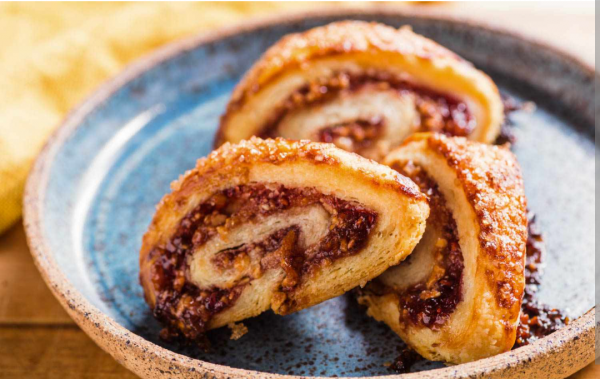 Raspberry Almond Rugelach